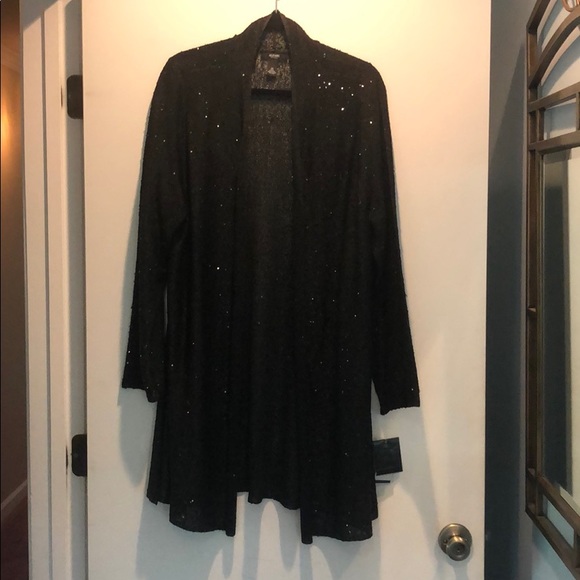 NWT Duster Length Sweater with A Little Sparkle - Picture 1 of 7